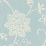 ライトブルー  フラワー   防かび  リリカラ LL-6211 旧品番LL-7360