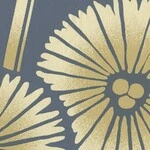 ダークブルー  フラワー   表面強化 防かび  リリカラ LL-6223 