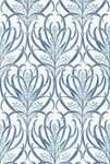 ブルー ダマスク YORK WALLCOVERINGS  1ロール8.2m AC9143 輸入壁紙