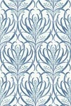 ブルー ダマスク YORK WALLCOVERINGS  1ロール8.2m AC9143 輸入壁紙