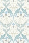 ブルー ダマスク YORK WALLCOVERINGS  1ロール8.2m AC9171 輸入壁紙