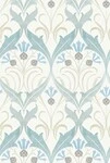 ブルー ダマスク YORK WALLCOVERINGS  1ロール8.2m AC9171 輸入壁紙