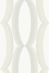 ホワイト 幾何学模様 YORK WALLCOVERLINGS  1ロール8.2m EV3981 輸入壁紙