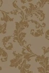 ブラウン フラワー GALERIE  1ロール10m DWP0250-07 輸入壁紙