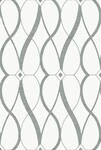 ホワイト 幾何学模様 YORK WALLCOVERLINGS  1ロール8.2m MD7173 輸入壁紙