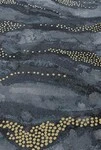 ブラック 抽象デザイン CASAMANCE  1ロール10m 75402140 輸入壁紙