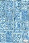 ブルー チェック・パターン Cole＆Son   1ロール10m 108-9045 輸入壁紙
