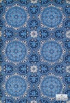 ダークブルー フラワー Cole＆Son   1ロール10m 94-8044 輸入壁紙