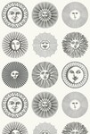 ホワイト キャラクター＆イラスト Cole＆Son   1ロール10m 123-1001 輸入壁紙