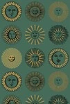 グリーン キャラクター＆イラスト Cole＆Son   1ロール10m 123-1005 輸入壁紙