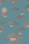 ブルー キャラクター＆イラスト Cole＆Son   1ロール10m 123-2010 輸入壁紙