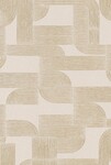 ベージュ チェック・パターン CASAMANCE  1ロール10m 75701324 輸入壁紙