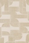 ベージュ チェック・パターン CASAMANCE  1ロール10m 75701324 輸入壁紙