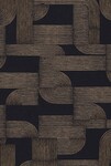 ブラック チェック・パターン CASAMANCE  1ロール10m 75701936 輸入壁紙